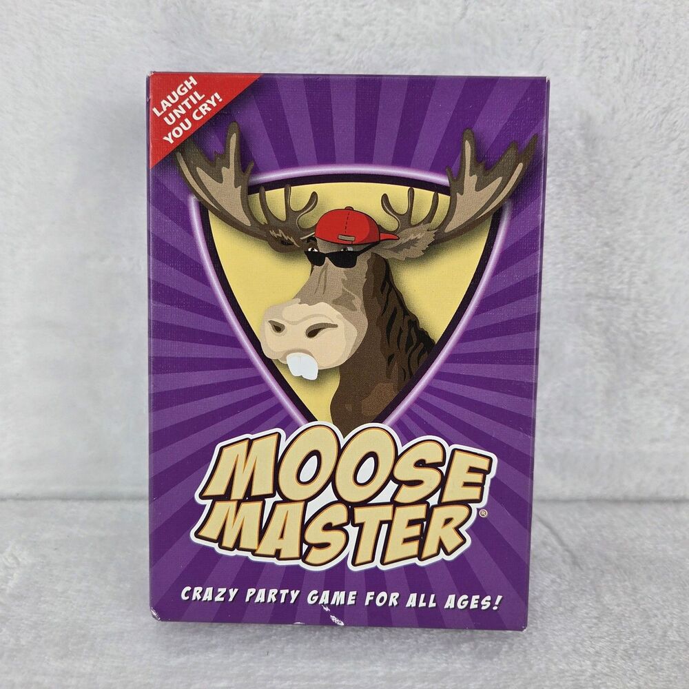 Moose Master Party Card Game 2021 Complete Boomer Games Family Ice Breaker Fun